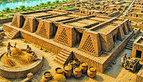 Marvels of India - GRANARIES OF SINDHU-SARASWATI CIVILISATION