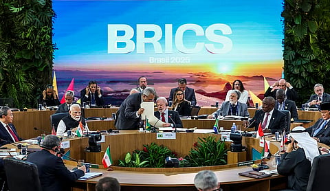 Prime Minister Modi at the BRICS Summit in Brazil (PTI Image)