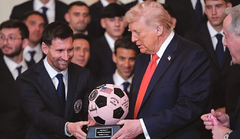 Messi and Inter Miami feted by President Trump at White House