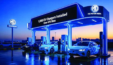 MG Motor India installs 1,000 EV chargers at over 470 sites
