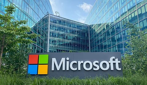 File photo: Microsoft office complex, NEW DELHI.