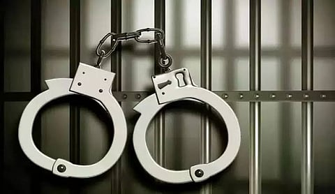 Representational image: a pair of handcuffs.