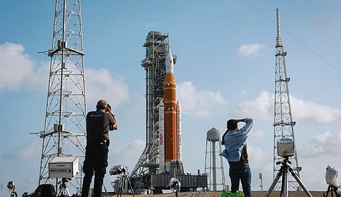NASA begins countdown for moon launch on Wednesday