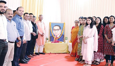 NBCC commemorates Ambedkar Jayanti, unveils sample flat at Greater Noida