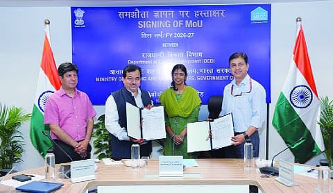 NBCC inks MoU with Ministry of Housing and Urban Affairs