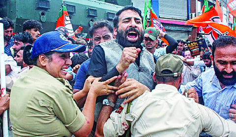 NC, BJP clash in J&K, CM Omar Abdullah alleges police bias