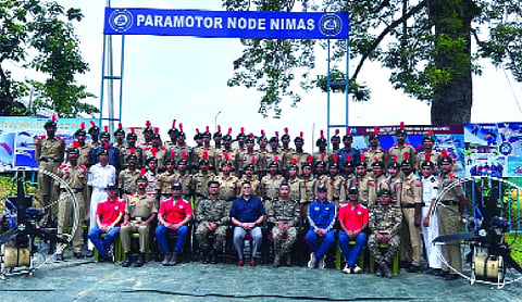 NCC scripts history with first all India basic paramotor course