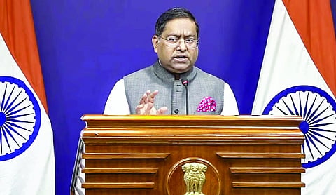 No external role in Kashmir: MEA