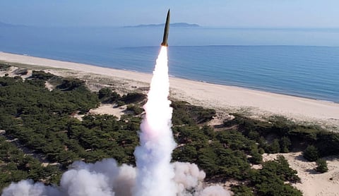 North Korean Ballistic missile. File photo.