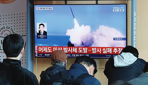 North Korea fires several ballistic missiles toward sea