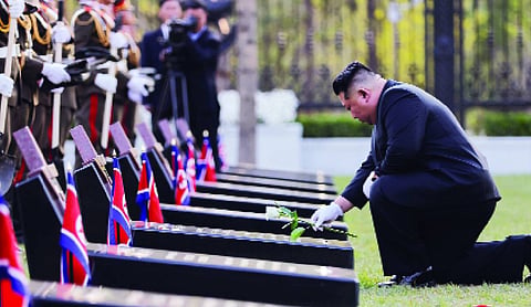 North Korea opens memorial museum honouring troops killed in Ukraine