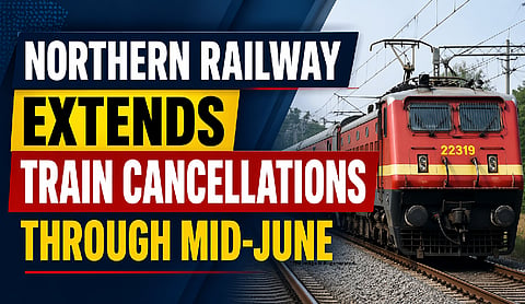 Northern Railway extends train cancellations through mid-June