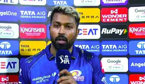 Not the season, admits Hardik Pandya