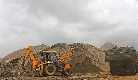 Representational image: A backhoe loader at a mining site. (PTI Photo)