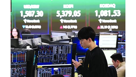 Oil prices surge while Asian share prices rise