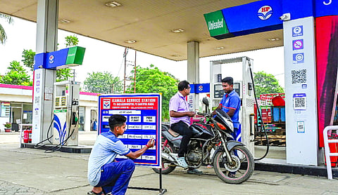 Oil shock: Petrol crosses Rs 102