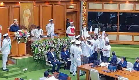 Oppn protests in Goa assembly, disrupts Governor’s address over nightclub fire