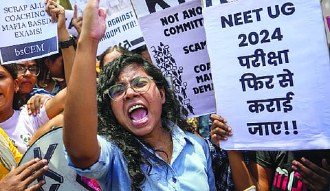 Opposition politicising NEET-UG row, leak accused would not be spared: NDA
