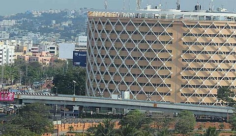 Representational image: office buildings in the Hyderabad IT corridor. (PTI Photo)