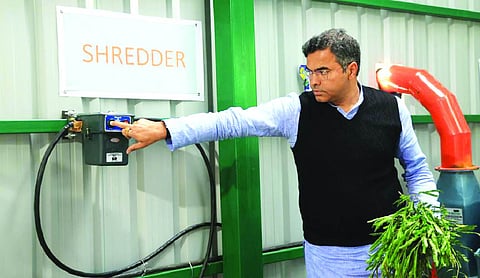 Parvesh Verma inaugurates green waste processing plant