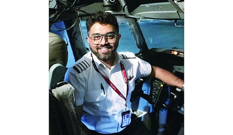Pilot in stable condition
