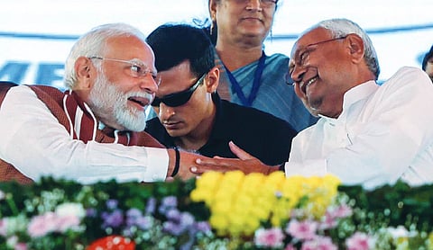 PM Modi, Shah greet Nitish Kumar on his 75th birthday