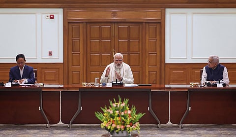 PM Modi reviews growth strategy