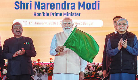 PM unveils projects of Rs 3,250 crore in West Bengal