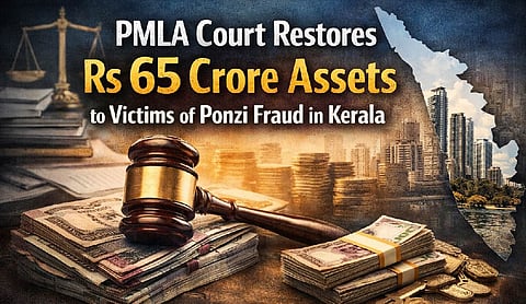 PMLA court restores Rs 65 crore assets to victims of Ponzi fraud in Kerala