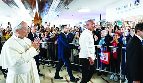 Pope Leo XIV arrives at Gemelli hospital ahead of surgery