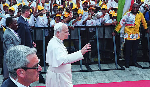 Pope visiting one of Equatorial Guinea’s notorious prisons