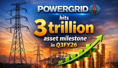 POWERGRID hits 3 trillion asset milestone in Q3FY26