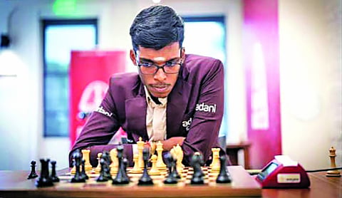 Praggnanandhaa leads after rapid phase at St Louis, blitz next