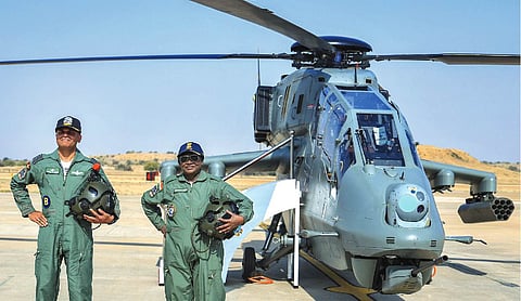 President takes chopper ride near India-Pakistan border