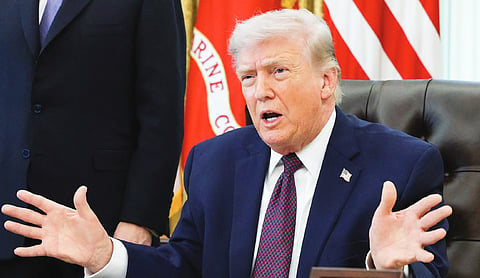 President Trump signs order intended to stabilise college sports, threatens lost federal funding