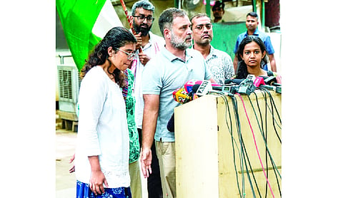 Rahul asks Amit Shah: Did you approve pellet guns on students?
