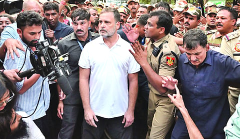 Rahul calls new trespass FIR a medal