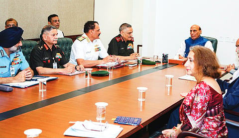 Rajnath Singh reviews security situation amid West Asia conflict