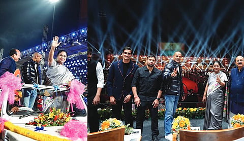 Rekha launches Delhi Khel Mahakumbh