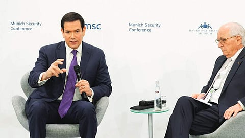 Rubio offers reassuring message to US allies