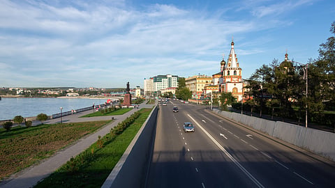 Representational image: A view of Irkutsk, Russia. File photo (2015). Photo: Vyacheslav Argenberg / Wikimedia Commons (CC BY 4.0).