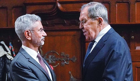 Russian FM Lavrov, Jaishankar discuss West Asia situation