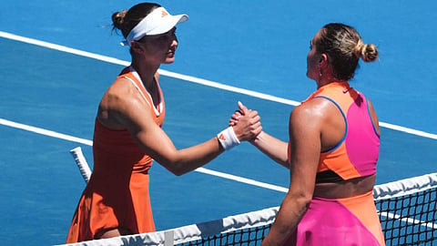 Sabalenka beats 18-year-old Jovic; Zverev advances over Tien
