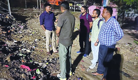 Sanitation drive carried out in Daya Basti area