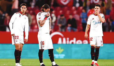 Sevilla slips closer to relegation after 3rd straight loss