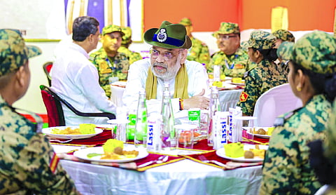 Amit Shah calls for close checks on international borders