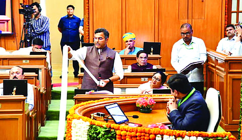 Sheesh Mahal row erupts in Assembly