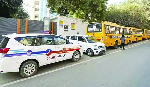 Six schools, three banks evacuated after bomb threats