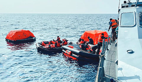 Sri Lankan Navy safely transfers 204 Iranian sailors onboard second ship to Colombo