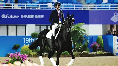 Stasya Pandya wins silver at Junior Equestrian meet